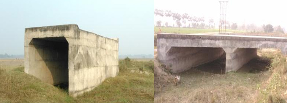 Bridge Work For East Ern Railway At Hazipur Sagauli Section